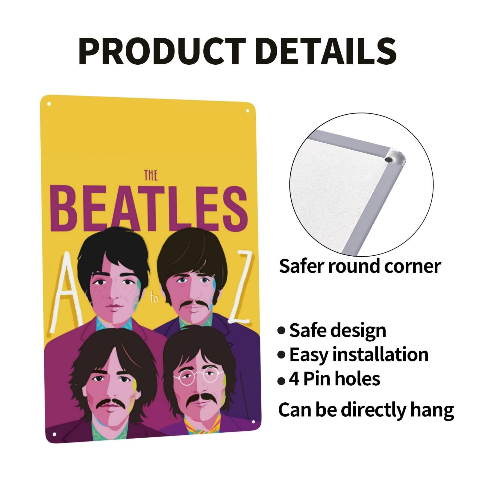 The Beatles ビートルズ　ブリキ看板プレート　アートワーク10点セット The Beatles ビートルズ ブリキ看板プレート アートワーク10点セット